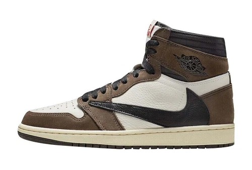 Travis Scott x Air Jordan 1 Retro High OG 'Mocha' CD4487‐100 nuovo con scatola - Foto 2 di 7