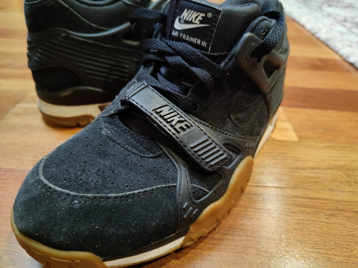 literalmente Memorándum mezcla Nike Air Trainer 3 Black Gum Size 7 705426-002 | eBay