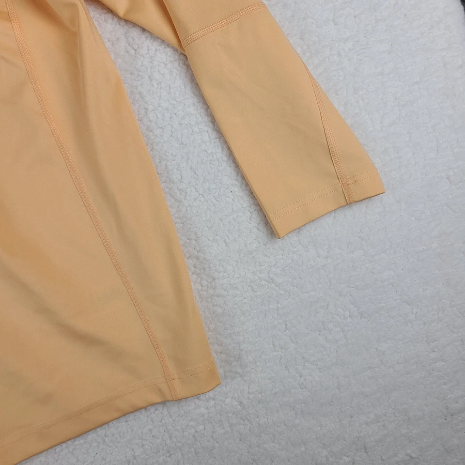 Suéter masculino Bobby Jones 3XL XXXL laranja pêssego coleção desempenho quarto de zíper - Imagem 2 de 4