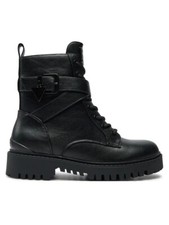 GUESS Donna numero 39. Scarponcino Anfibio in pelle nero.
