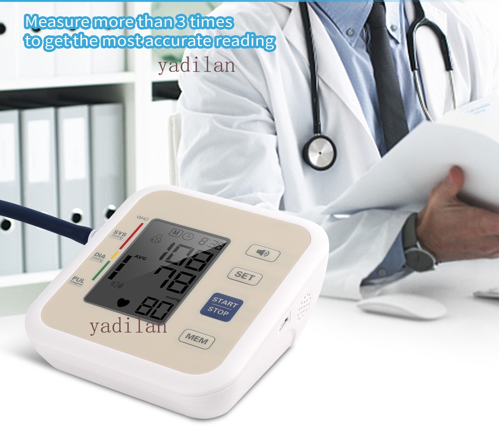 Blood Pressure Monitor Automatic Digital Upper Arm Blood Pressure