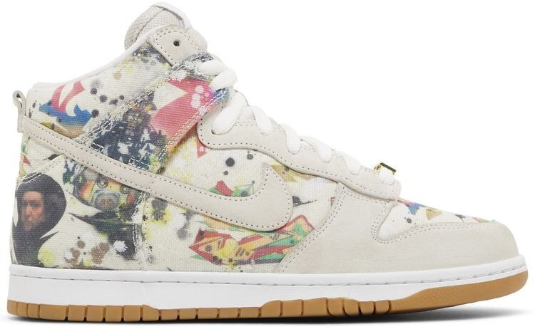 Size 6.5 - Nike Supreme x Dunk SB High Rammellzee | eBay