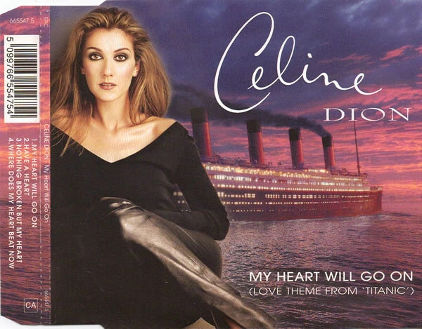 C line Dion My Heart Will Go On Love Theme From Titanic CD Single