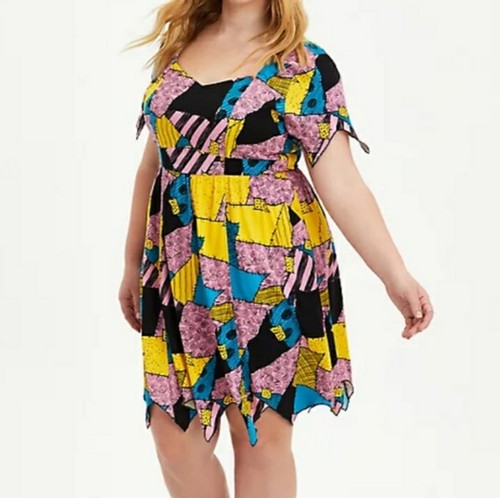 Christmas Sally Skater Jagged Hem Dress 