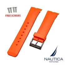 NAUTICA AUTHENTIC BAND STRAP ORANGE 28mm A23006G N15538G N13526G N34003G A23001G