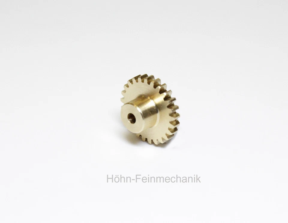 HÖHN-MODELLBAU Stirnzahnrad, Zahnrad, Modul 0,4, aus Messing, 25 Zähne