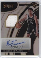 2021 Panini Select Rookie Jersey Silver Prizm 18/199 Kessler Edwards Auto 0pe0