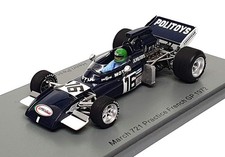 Spark 1/43 Scale S7264 - F1 March 721 #16 Practice French GP 1972 Pescarolo