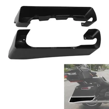 4" Hard Stretched Saddle Bag Extensions Fit For Harley Touring Glide 1994-2013
