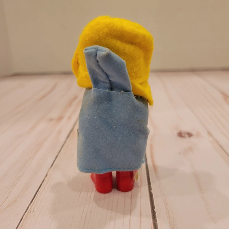 Vintage Paddington Bear Blue Yellow Mini  2” Clip On Hugger Rare ! - Image 3 of 4