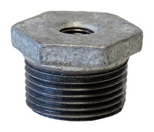 Anvil 8700130407 Galvanized Steel Hex Bushing 3/8 MNPT x 1/4 FNPT in.