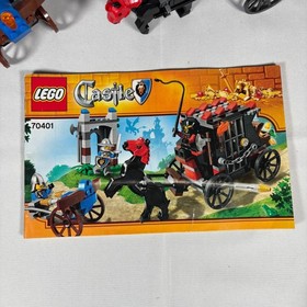 LEGO Castle 70401 Gold Getaway Complete Retired Knights Wagon Horse