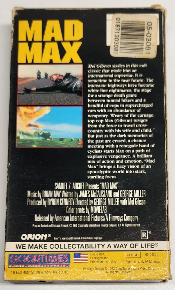Mad Max and The Road Warrior (VHS Lot) - Image 3 of 4