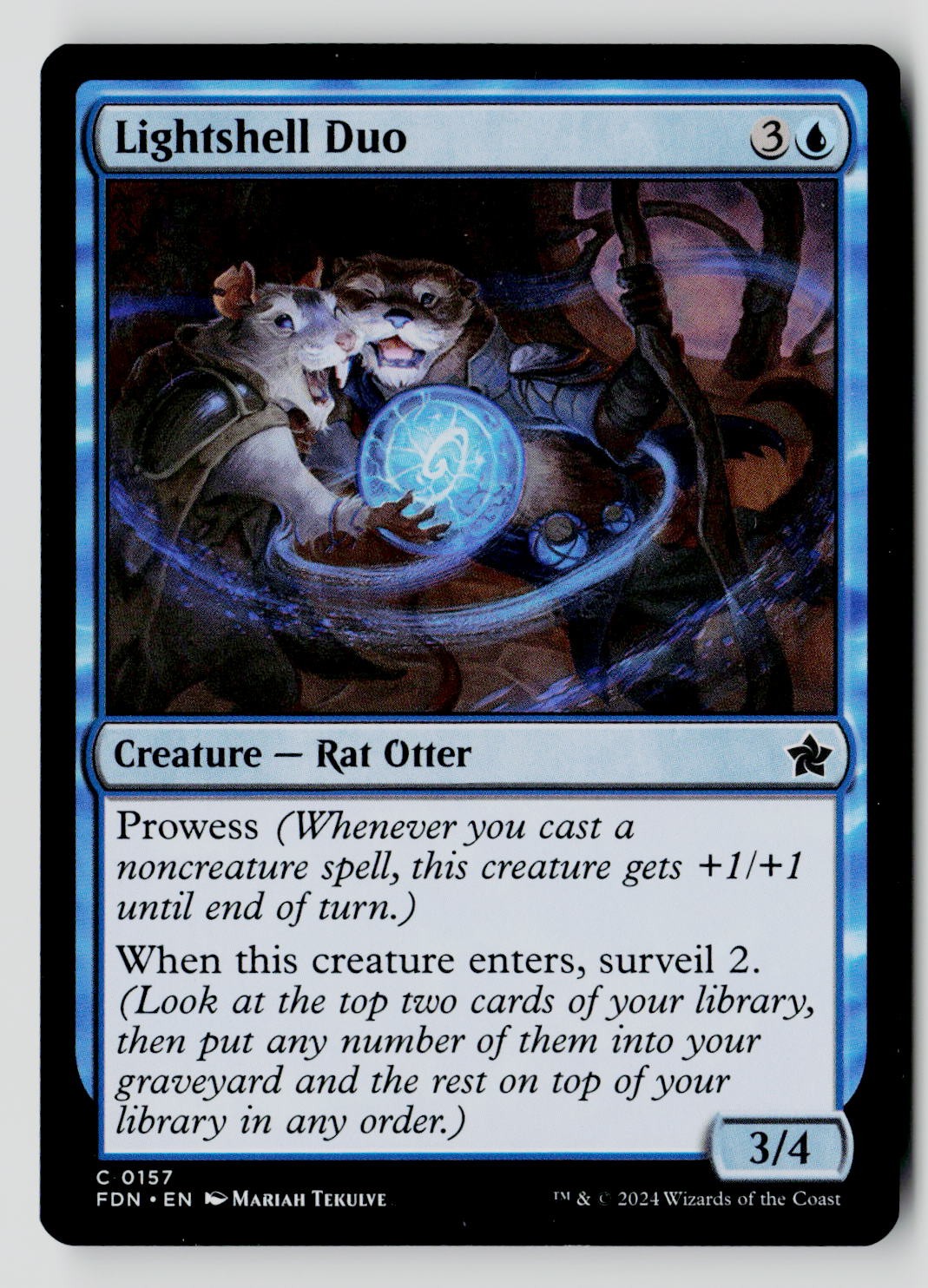 Lightshell Duo 157 C MTG FDN NM