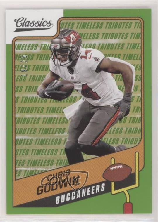 2021 Panini Classics Timeless Tributes Green 19/25 Chris Godwin #23 0gg