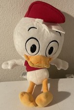 Disney Store DuckTales Huey 10  Stuffed Plush Toy Stitched Eyes Red Shirt  Hat