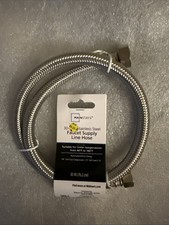 3/8"Comp 1/2 18-Long Faucet Hose Supply Line Braided Mainstays Free Shipping