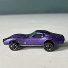 1967 Hot Wheels Redline Custom Corvette – Spectraflame Purple – Hong Kong