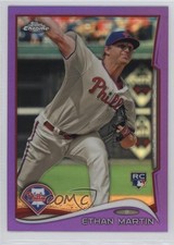 2014 Topps Chrome Retail Purple Refractor Ethan Martin #128 0w8