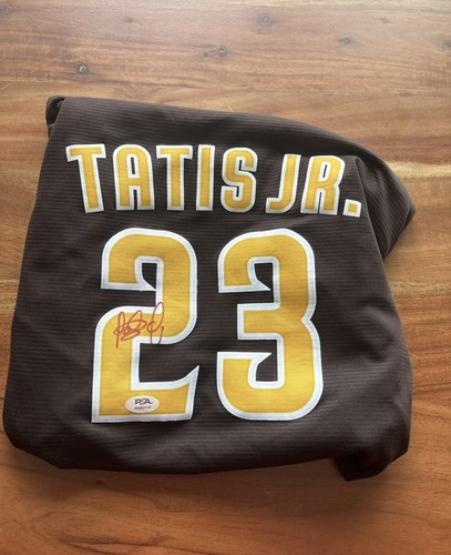 Fernando Tatis, Jr. Autograph San Diego Padres Jersey - PSA Sticker COA Youth XL