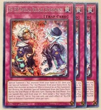 Yugioh! 3x K9-EW Special Release Experiment JUSH-EN041 Rare 1st Ed NM