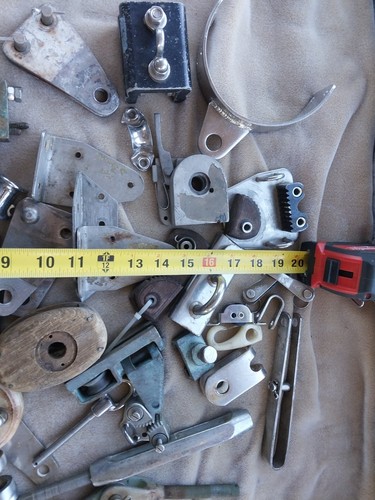 Lot SAILBOAT RIGGING HARDWARE, STAINLESS STEEL,BRASS,WOOD - Picture 21 of 24