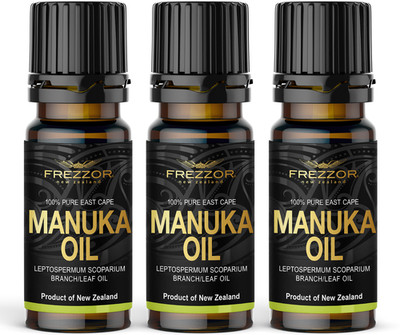 FREZZOR 100% Pure East Cape Manuka Essential Oil, 3 Pack