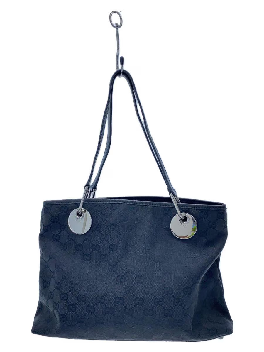 GUCCI Black Canvas Tote Bag 120337