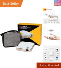 Lightweight Luma 150 Pocket Projector - 150-Inch Projection for Home & Office