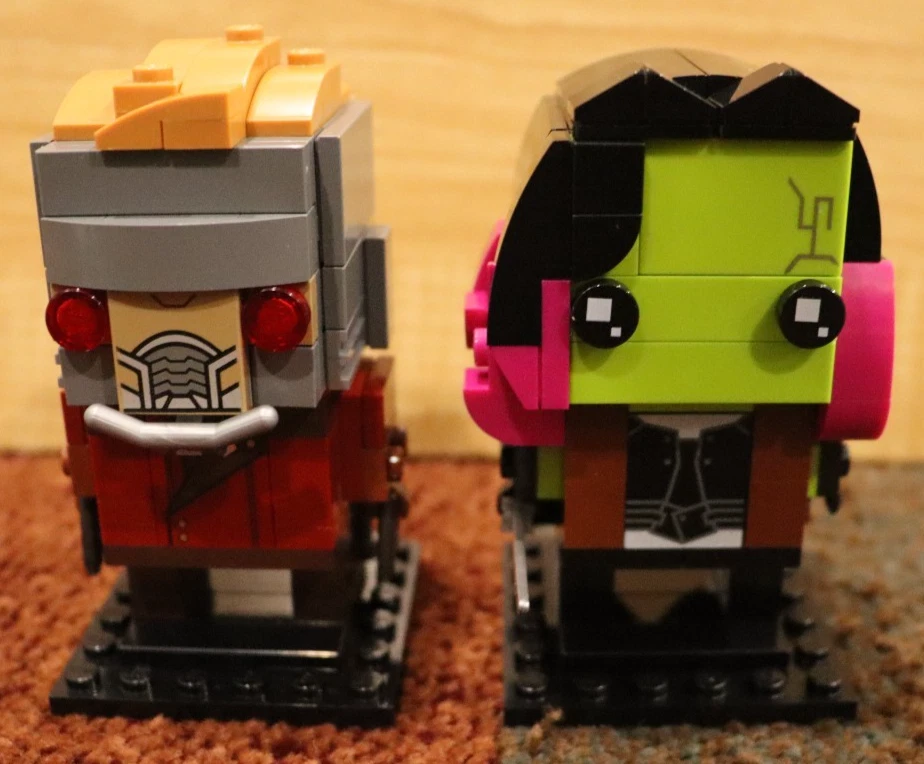 LEGO BRICKHEADZ: Star-Lord/Gamora (41606 y 41607) con manuales y cajas Foto 2 de 4