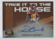 2018 Leaf Valiant Take it to the House Orange /35 Deontay Burnett Auto rf2