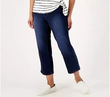 Belle by Kim Gravel pant TripleLuxe Denim Guacho Dark Indigo Petite 12 A588014