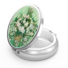 Pill Box 3 Compartment Small Pill Case,Portable for Pocket or Purse Pill Orga...