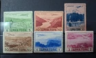 MONTENEGRO . 1943, complete airmail series.