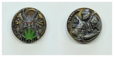 NYPD Narcotics Division ''Fidelis Ad Mortem'' Challenge Coin 2#2
