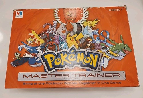 Pokemon Master Trainer Brettspiel teilweise komplett 2005 Hasbro Milton Bradley