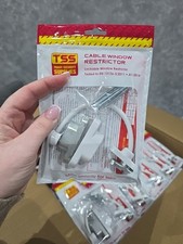 TSS Cable Window Restrictor White (Pack Of x10)