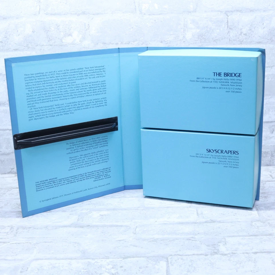 Springbok 1971 Joseph Stella головоломки мост небоскребы Ньюарк музейный набор - Изображение 2 из 4