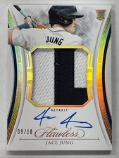 Jace Jung Panini Flawless Patch Auto /10 FPA-JJ Tigers