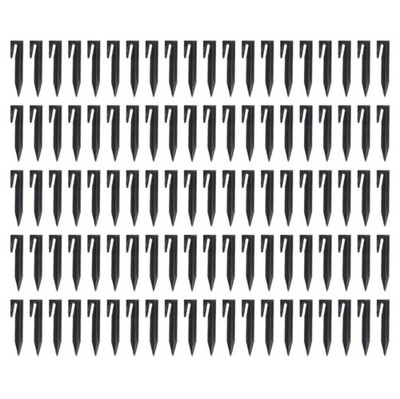 100Pcs Boundaries Wire Stake Lawn Landscape Staple Boundaries Nails Tool Fixing