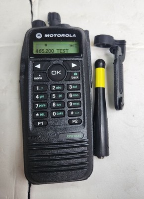 Motorola MOTOTRBO XPR-6550 UHF Digital/Analog DMR - No Battery