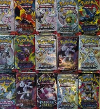 Pokemon Booster Packs 10 cards Opened Packs Destined Rivals, Prismatic,..