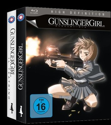 Gunslinger Girl - Gesamtausgabe ohne Schuber - Staffel 1&... Blu-ray  *NEU*OVP*