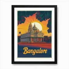 Aihrgdesign A Mid Century Modern Tr Framed Wall Art Poster Canvas Print Picture