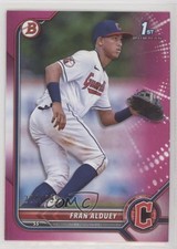 2022 Bowman Prospects Fuchsia Border 224/299 Fran Alduey #BP-39 fm0
