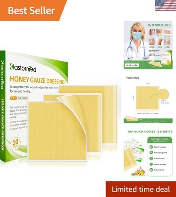 Honey Gauze Dressing, Manuka Honey Wound Care, Medical Grade Honey Patches fo...