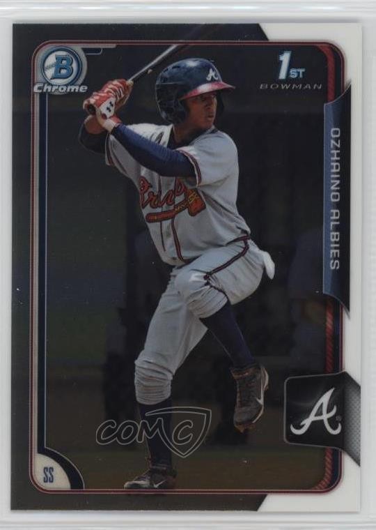 2015 Bowman Chrome Prospects Ozzie Albies (Called Ozhaino on Card) #BCP71 g2d