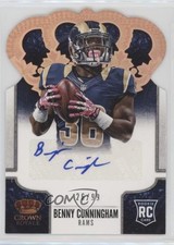 2013 Panini Crown Royale 26/99 Benny Cunningham #108 Auto ii1