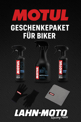 Lahn-Moto Geschenkidee für Biker / Motorradfahrer Motul Geschenkbox