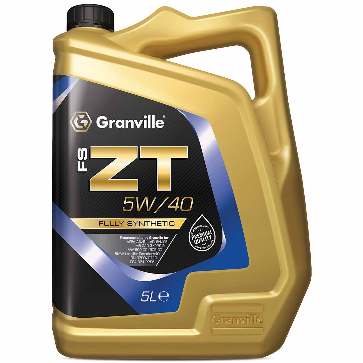 Granville 0245 FS-ZT 5W/40 Fully Synthetic Engine Oil 5 Litre